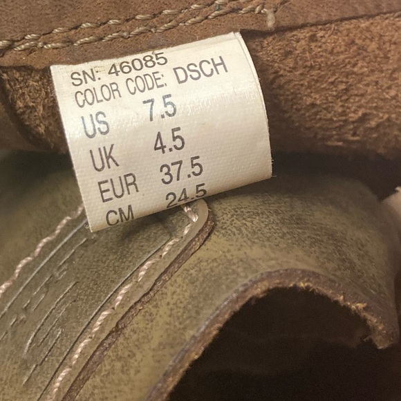 Vintage Y2K Skechers Leather Mid-Calf Lace Up Combat Boots Brown Women’s 7.5 - Picture 9 of 12